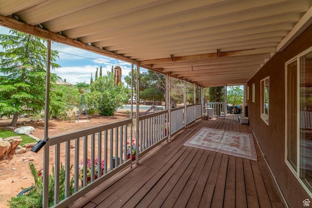 345 N Main St, Ivins, UT 84738 - view of wooden terrace