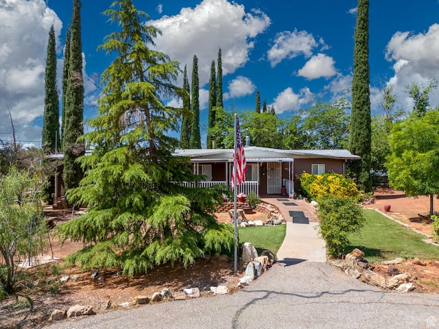 345 N Main St, Ivins, UT 84738 - view of front of property with covered porch