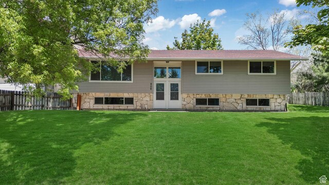 906 N Fort Canyon Rd, Alpine, UT 84004 - rear view of property with stone siding