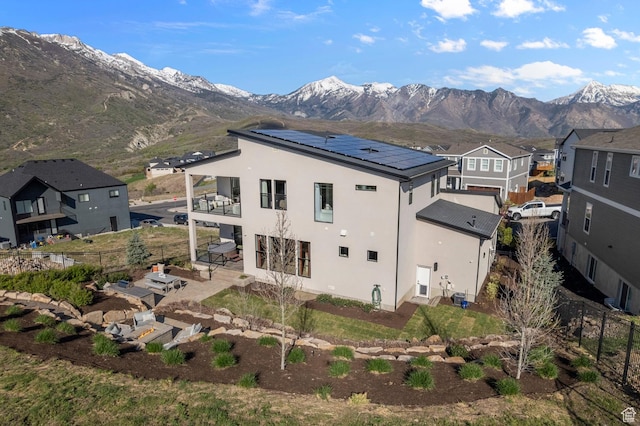 mountain view featuring nearby suburban area