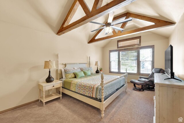 8135 S Clover Spring Ln E, Cottonwood Heights, UT 84121 - carpeted bedroom with baseboards and a ceiling fan