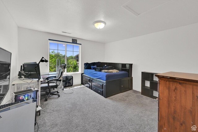1159 E 5700 S, South Ogden, UT 84405 - carpeted bedroom featuring a desk and baseboards
