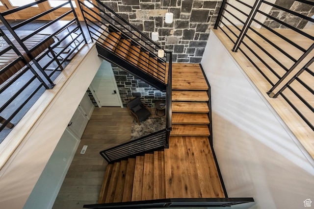 9335 N Canopy Ln E, Sundance, UT 84604 - stairs featuring plenty of natural light