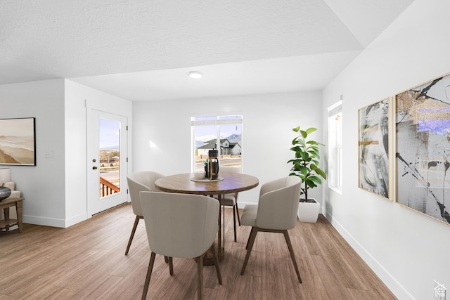 309 N 2350 E Unit 01, Spanish Fork, UT 84660 - dining room featuring light wood-style flooring and a textured ceiling