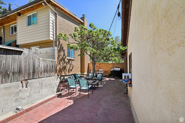 528 N Westcapitol St, Salt Lake City, UT 84103 - view of patio with fence and outdoor dining area
