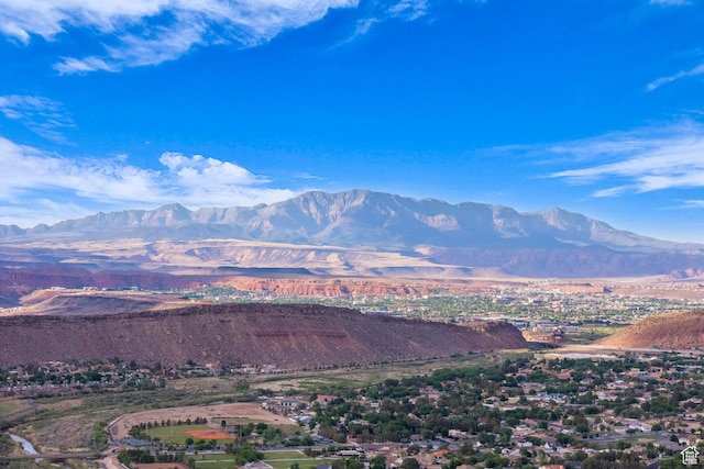 view of mountain backdrop