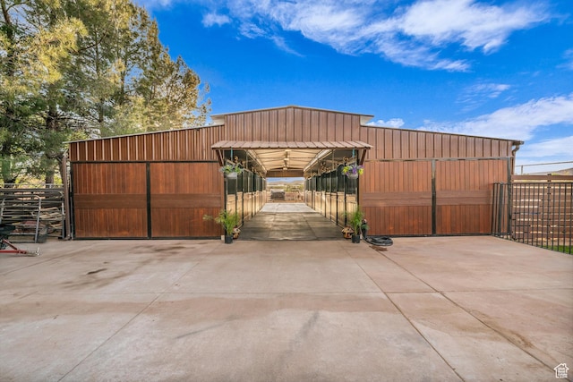 view of outbuilding