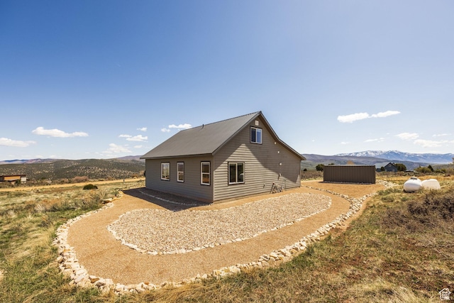 420 E Rockport Aspen Dr, Coalville, UT 84017 - view of home's exterior featuring a mountain view