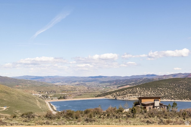 420 E Rockport Aspen Dr, Coalville, UT 84017 - water view with a mountain backdrop