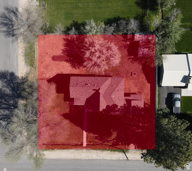 view of subject property
