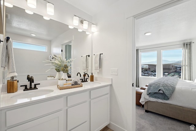 ensuite bathroom with double vanity