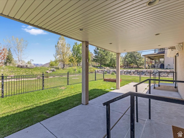 view of patio