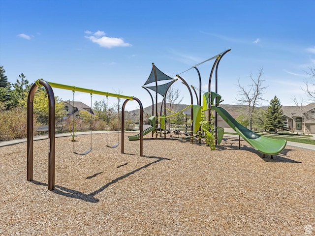view of communal playground