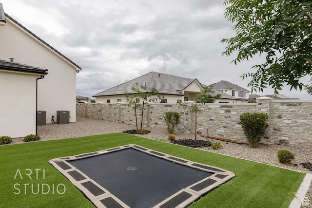 3855 S Kennedy Ln, Washington, UT 84780 - view of yard with central AC