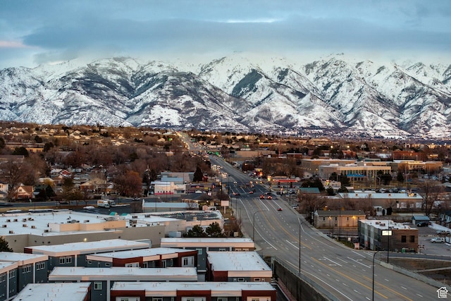 view of mountain backdrop