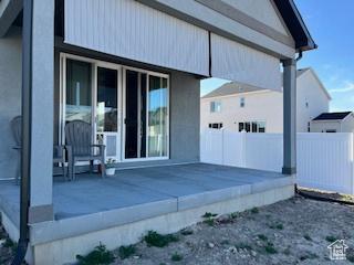 2055 S 4140 W, Taylor, UT 84401 - view of patio / terrace with fence