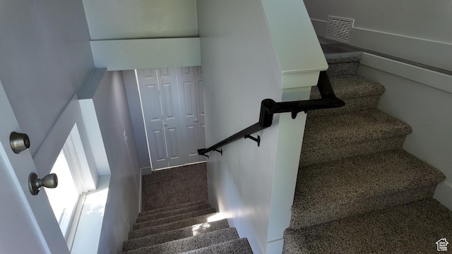view of stairs