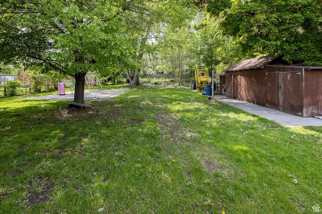 853 N 1250 W, Provo, UT 84604 - view of yard featuring an outbuilding and a storage unit