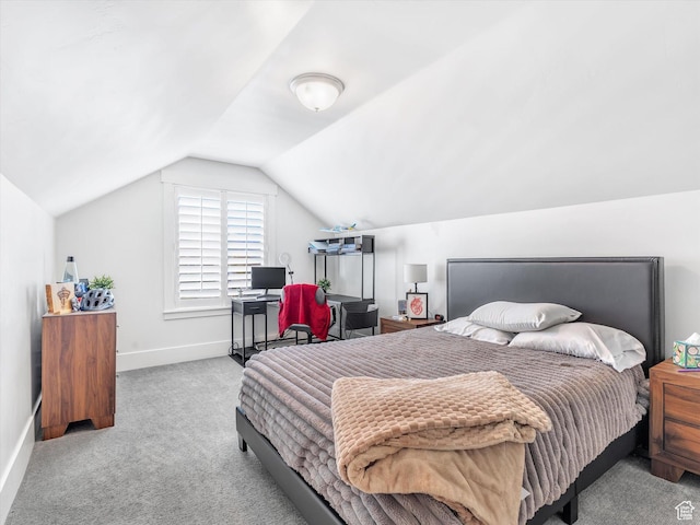 11896 S Verde View Cv, Riverton, UT 84065 - bedroom with carpet floors and lofted ceiling