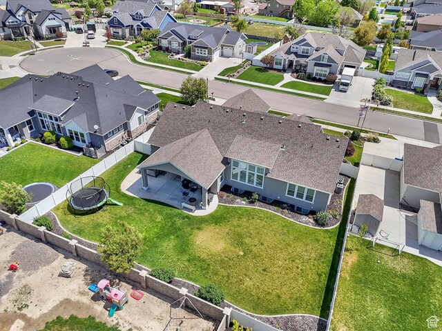 11896 S Verde View Cv, Riverton, UT 84065 - aerial perspective of suburban area