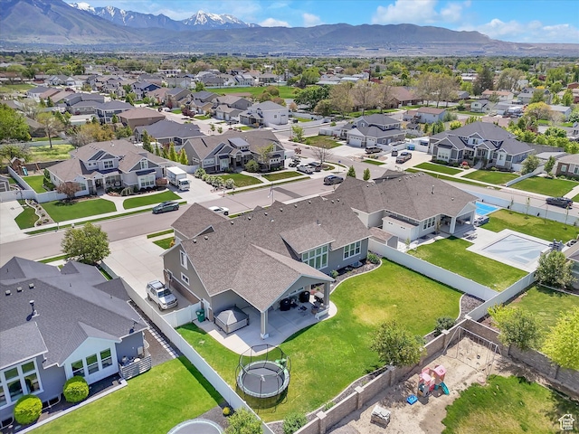 11896 S Verde View Cv, Riverton, UT 84065 - aerial perspective of suburban area featuring a mountain backdrop