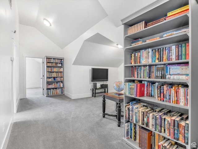 11896 S Verde View Cv, Riverton, UT 84065 - living area with vaulted ceiling and carpet floors