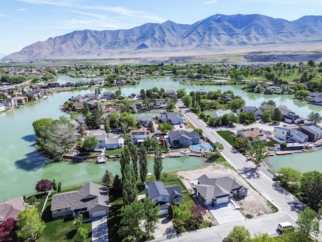 133 N Lakeview W Unit 39, Stansbury Park, UT 84074 - aerial perspective of suburban area with a water and mountain view