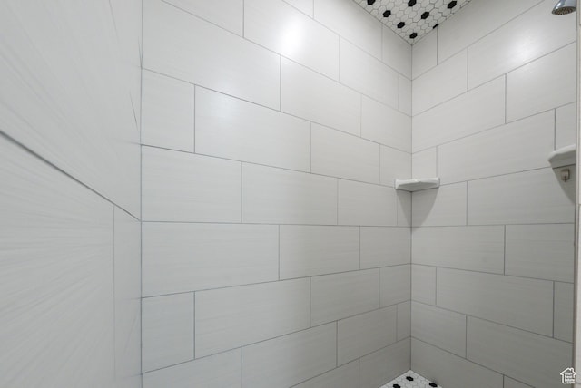 full bathroom featuring a tile shower