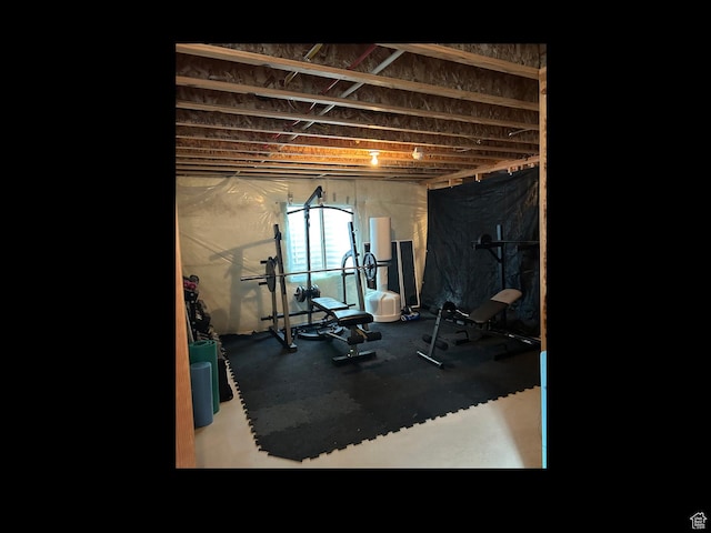 view of workout room