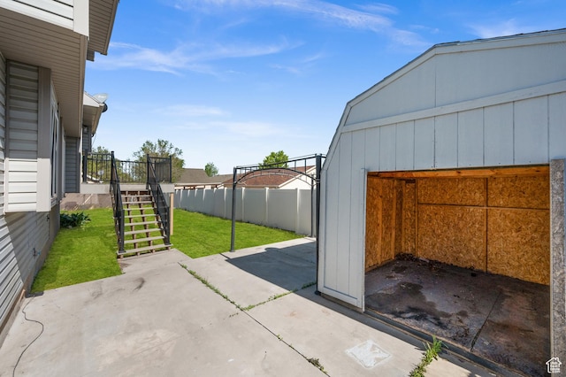 850 E Village Rd N, Ogden, UT 84404 - view of patio / terrace with stairway