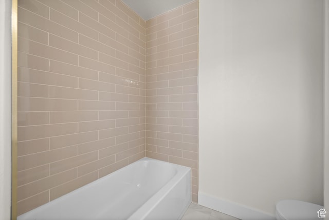 850 E Village Rd N, Ogden, UT 84404 - full bathroom featuring a bathtub, baseboards, and toilet