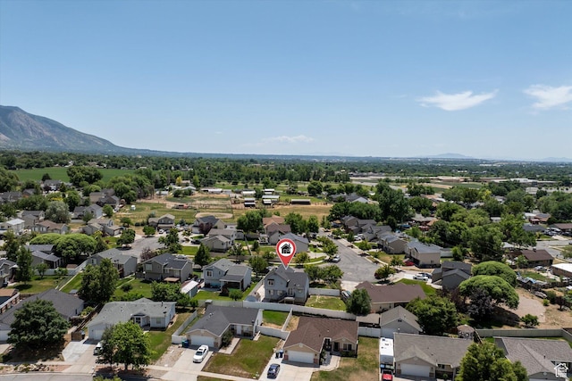 850 E Village Rd N, Ogden, UT 84404 - aerial view of residential area featuring a mountainous background