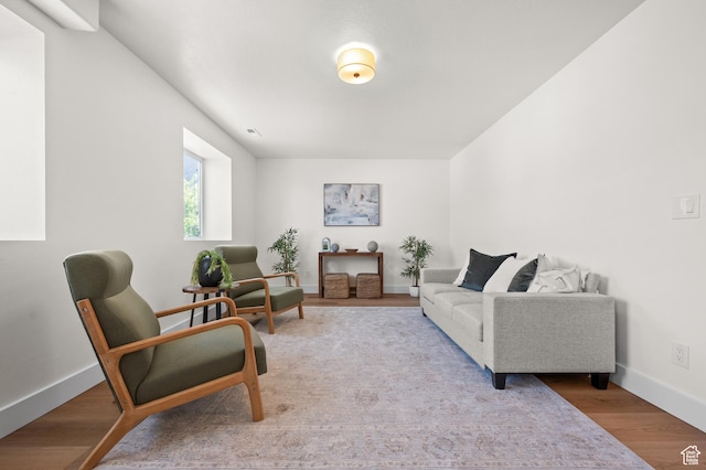 850 E Village Rd N, Ogden, UT 84404 - living area with baseboards and wood finished floors