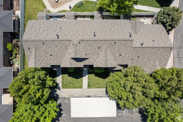 view from above of property