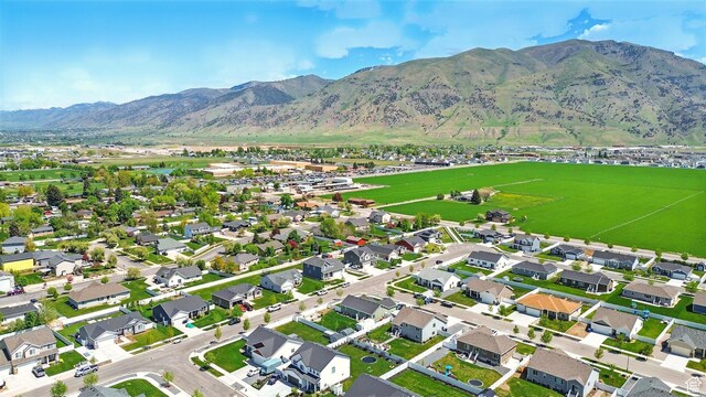 view of property location with a mountainous background