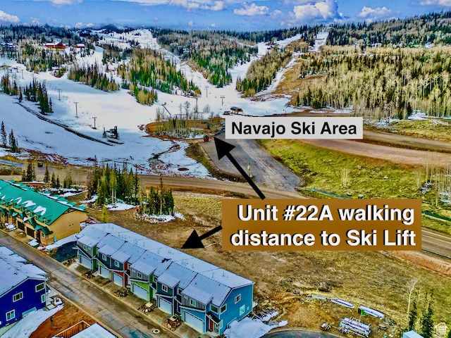 310 N N Hwy Unit 22A, Brian Head, UT 84719 - view of snowy aerial view