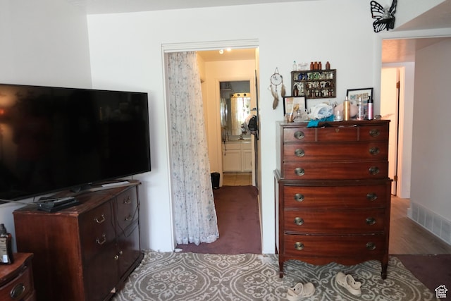 bedroom with ensuite bathroom