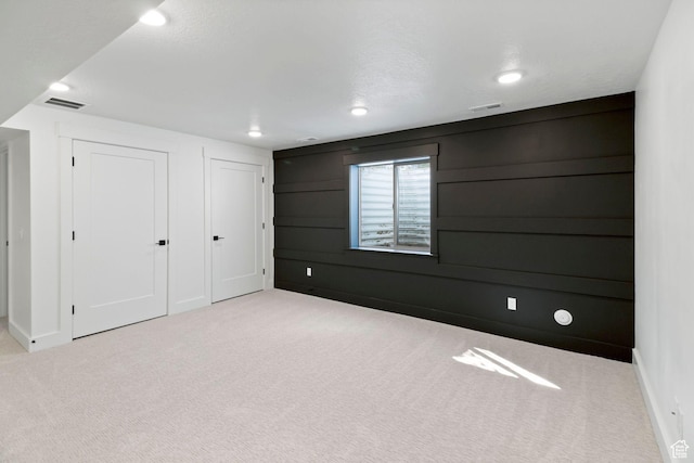705 N Brooke Ave, Tooele, UT 84074 - spare room featuring carpet floors, recessed lighting, and baseboards