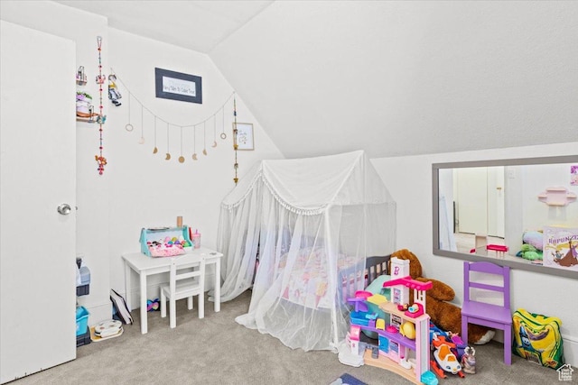 193 S Main E, Manti, UT 84642 - carpeted bedroom featuring vaulted ceiling