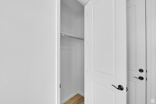view of closet