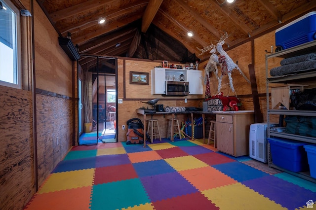 view of storage room