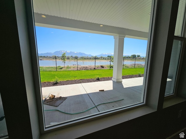 3782 S 4250 W Unit 432B, West Haven, UT 84401 - doorway featuring a water and mountain view