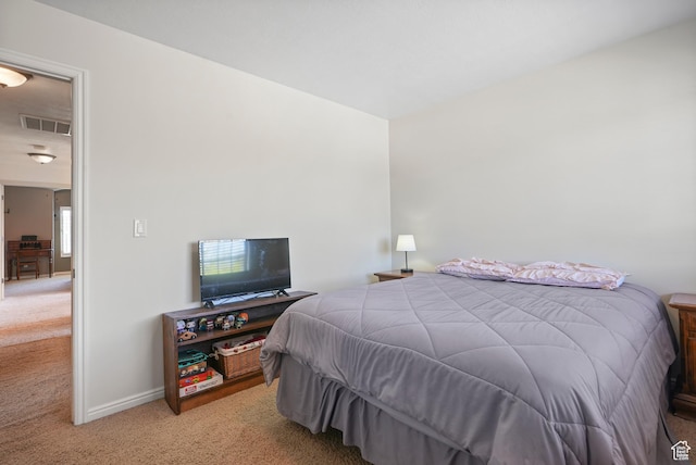8127 S Bear Lake Ct, West Jordan, UT 84081 - bedroom with light carpet and baseboards