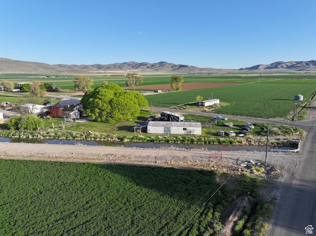 10045 W 12000 N, Bothwell, UT 84337 - view of rural area featuring a mountain backdrop and large plots for crops