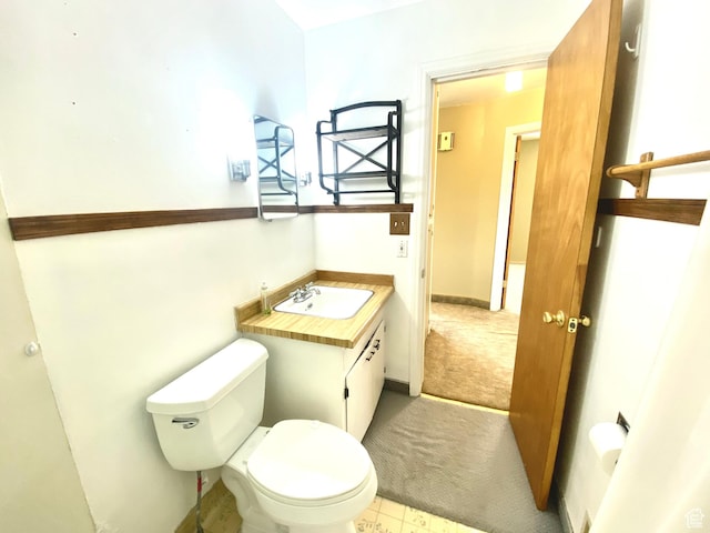 271 S Court St W, Soda Springs, ID 83276 - half bath featuring toilet and vanity