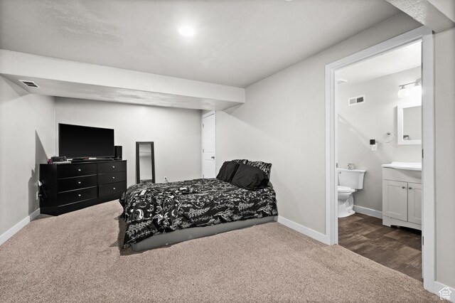 6616 W 7735 S, West Jordan, UT 84081 - carpeted bedroom featuring baseboards and ensuite bathroom