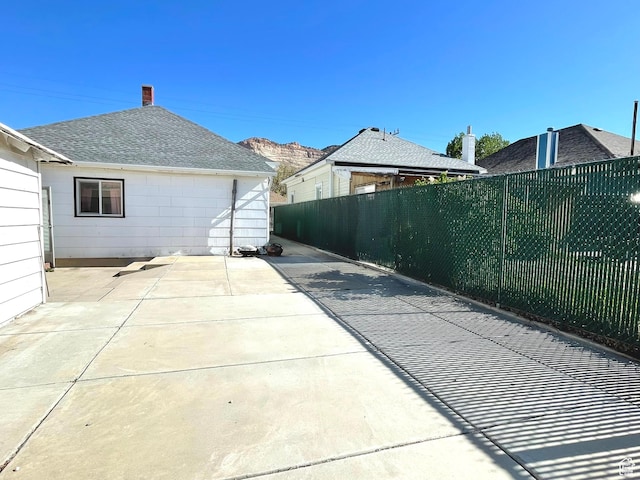 view of patio / terrace with fence