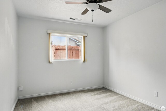 710 W 1350 S, Cedar City, UT 84720 - empty room featuring a ceiling fan, carpet, baseboards, and a textured ceiling