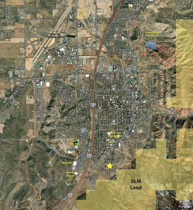 710 W 1350 S, Cedar City, UT 84720 - aerial view of property's location
