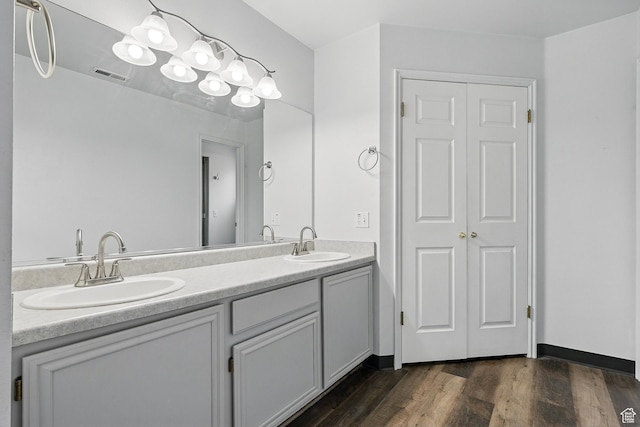 710 W 1350 S, Cedar City, UT 84720 - bathroom with double vanity and wood finished floors